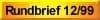 Rundbrief Dezember 1999